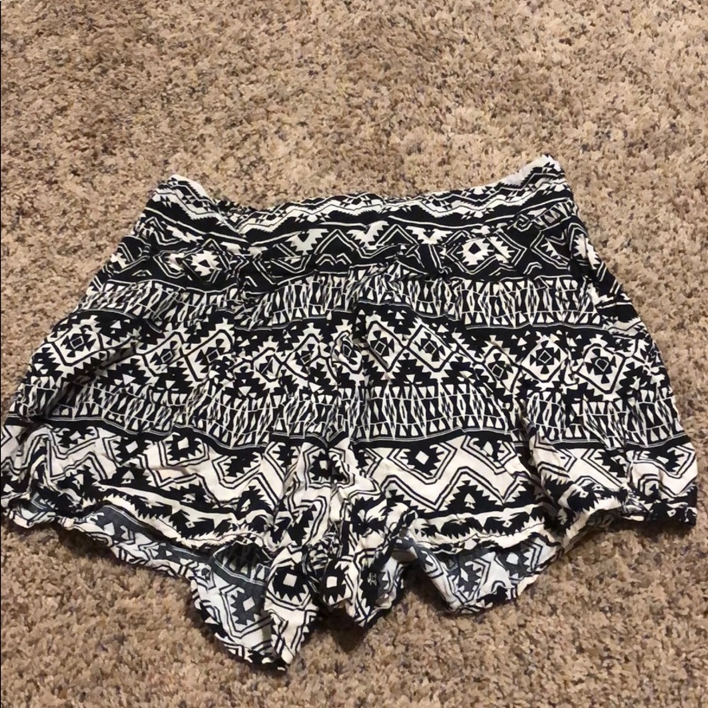 Aztec print shorts